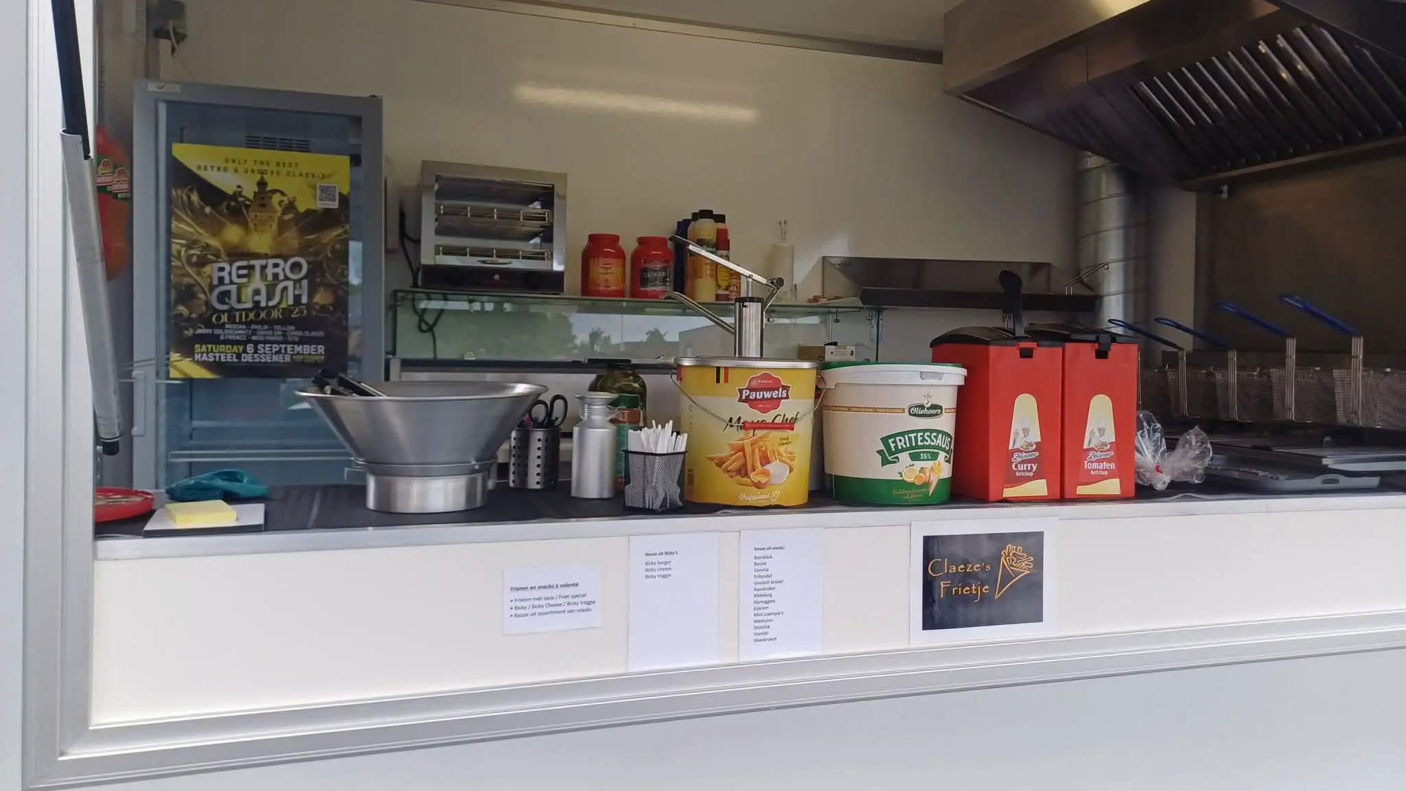 Claeze's Frietje op locatie