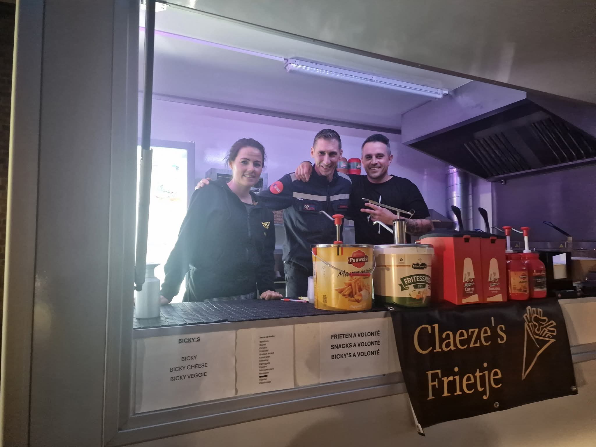 Claeze's Frietje op locatie